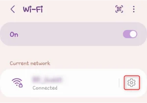 Step 2. Select Your Connected Network
