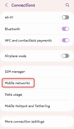 Step 2. Locate APN Settings