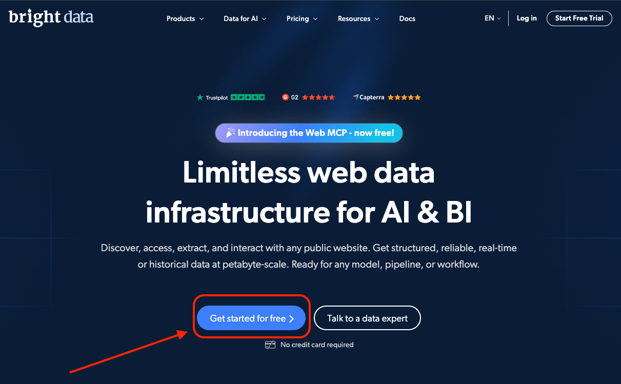 Bright Data Registration