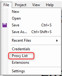 Helium Scraper Proxy Integration