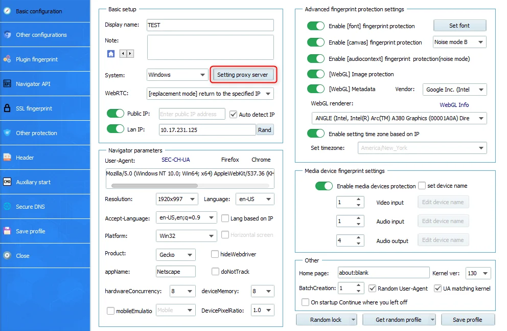 VMLogin Proxy Integration
