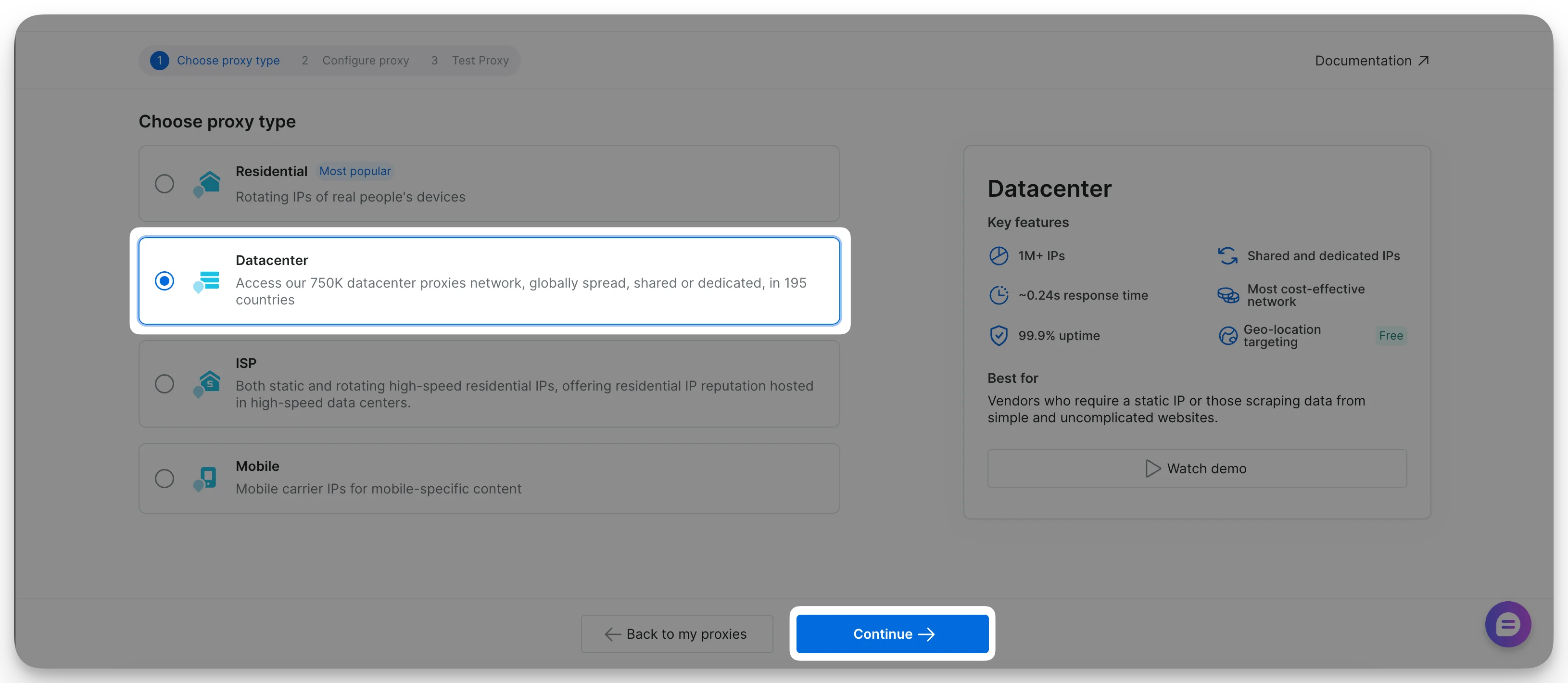 Data Center Proxy