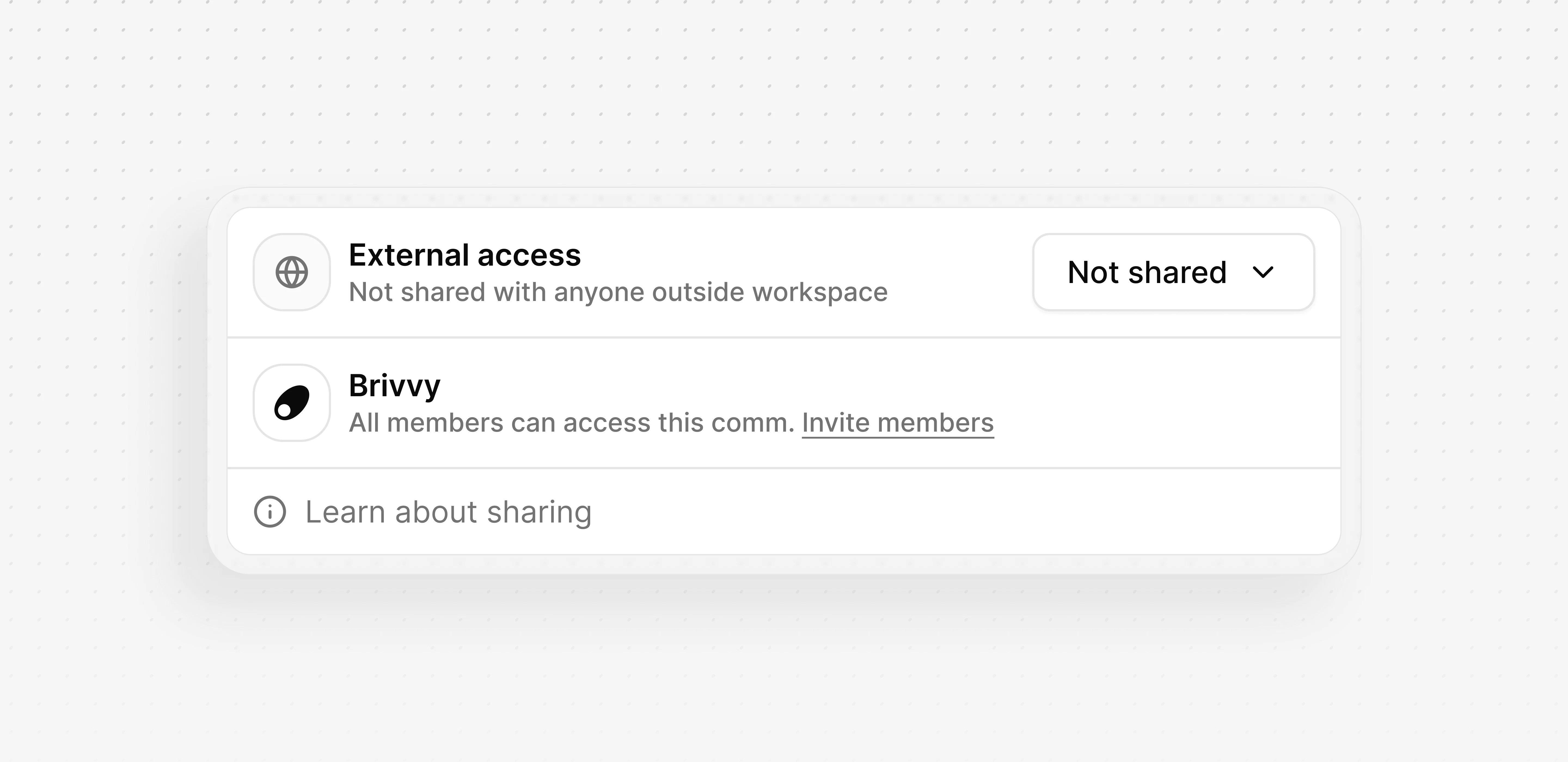 Disable External Access Light Disable External Access Cover Light