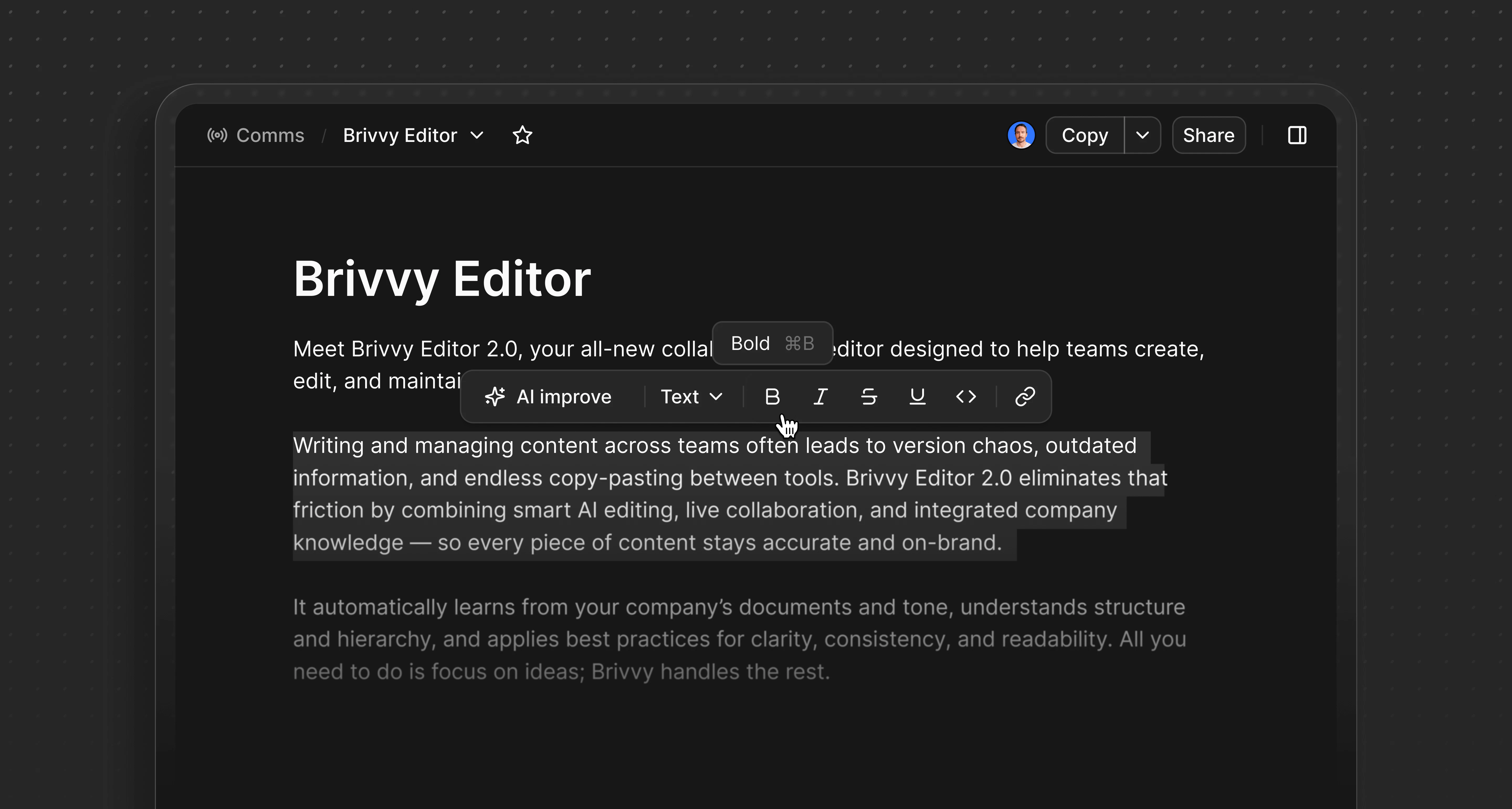 Editor Light Editor Cover Dark