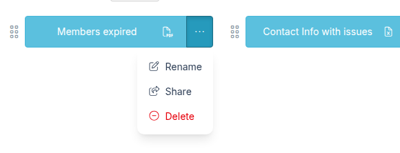 Quick link share icon