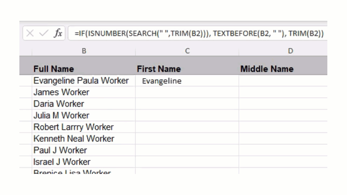 Double-click to copy formula