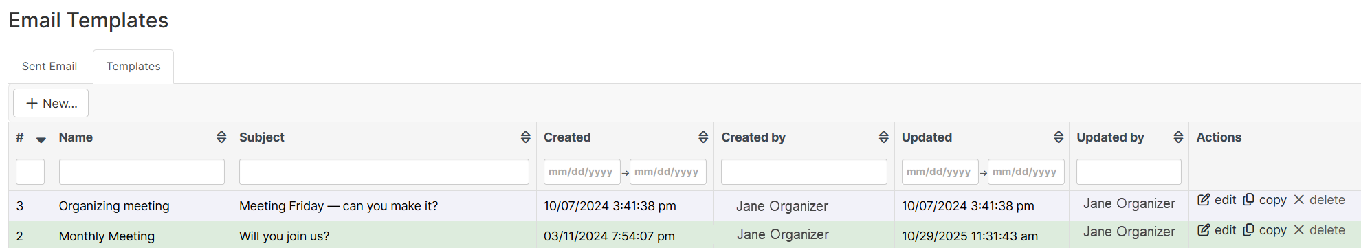 Creating email templates - Broadstripes Help Center