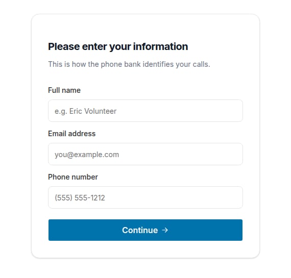 Call Center Login