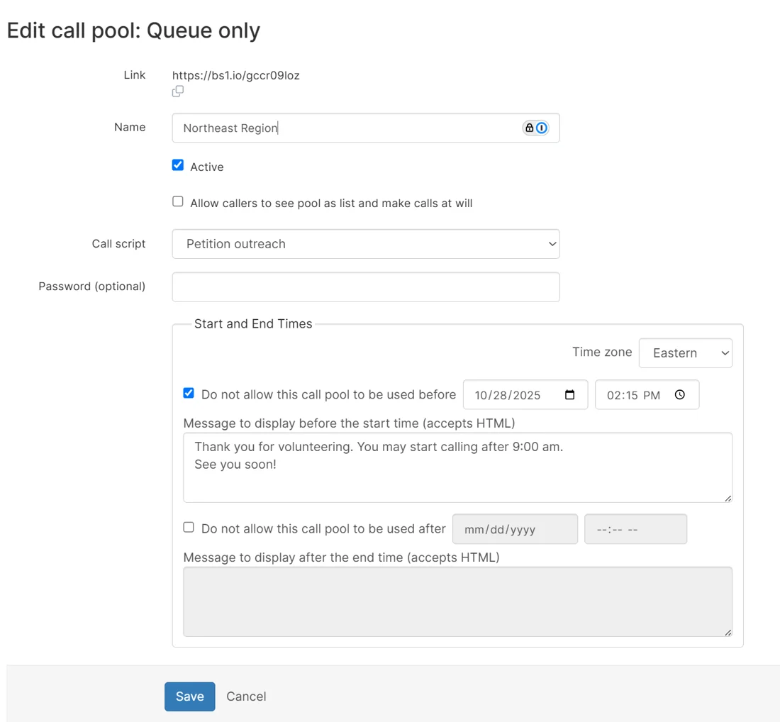 Using call pools - Broadstripes Help Center