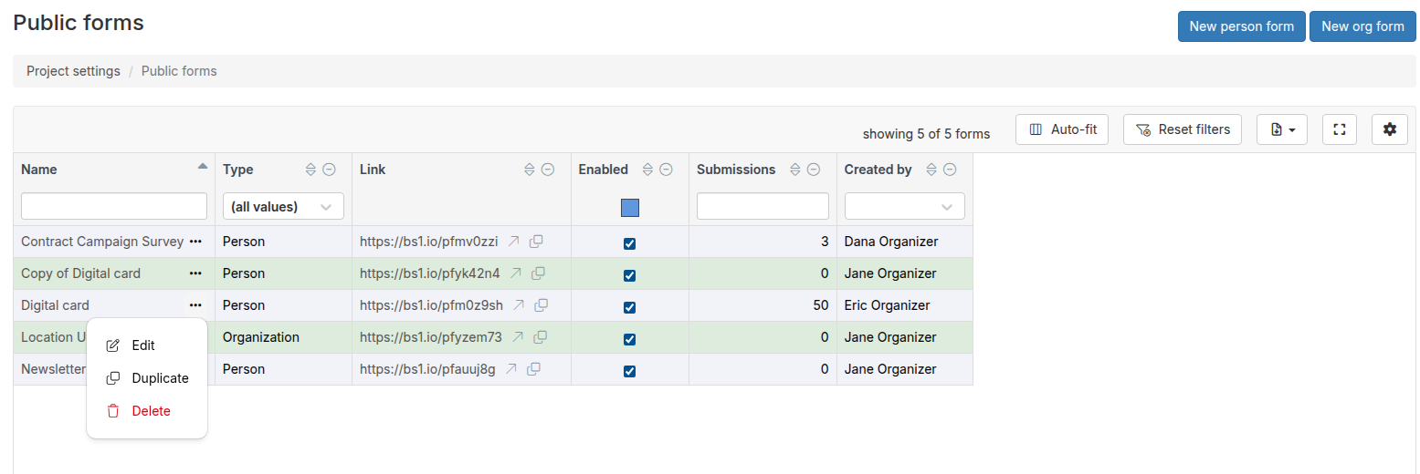 Public forms overview - Broadstripes Help Center