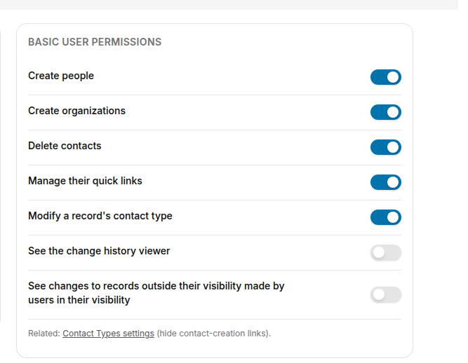Enable Change explorer for basic users