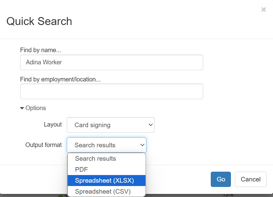 QuickSearchOptionsOutput