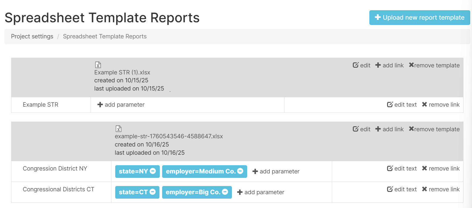 Spreadsheet Template Reports - Broadstripes Help Center