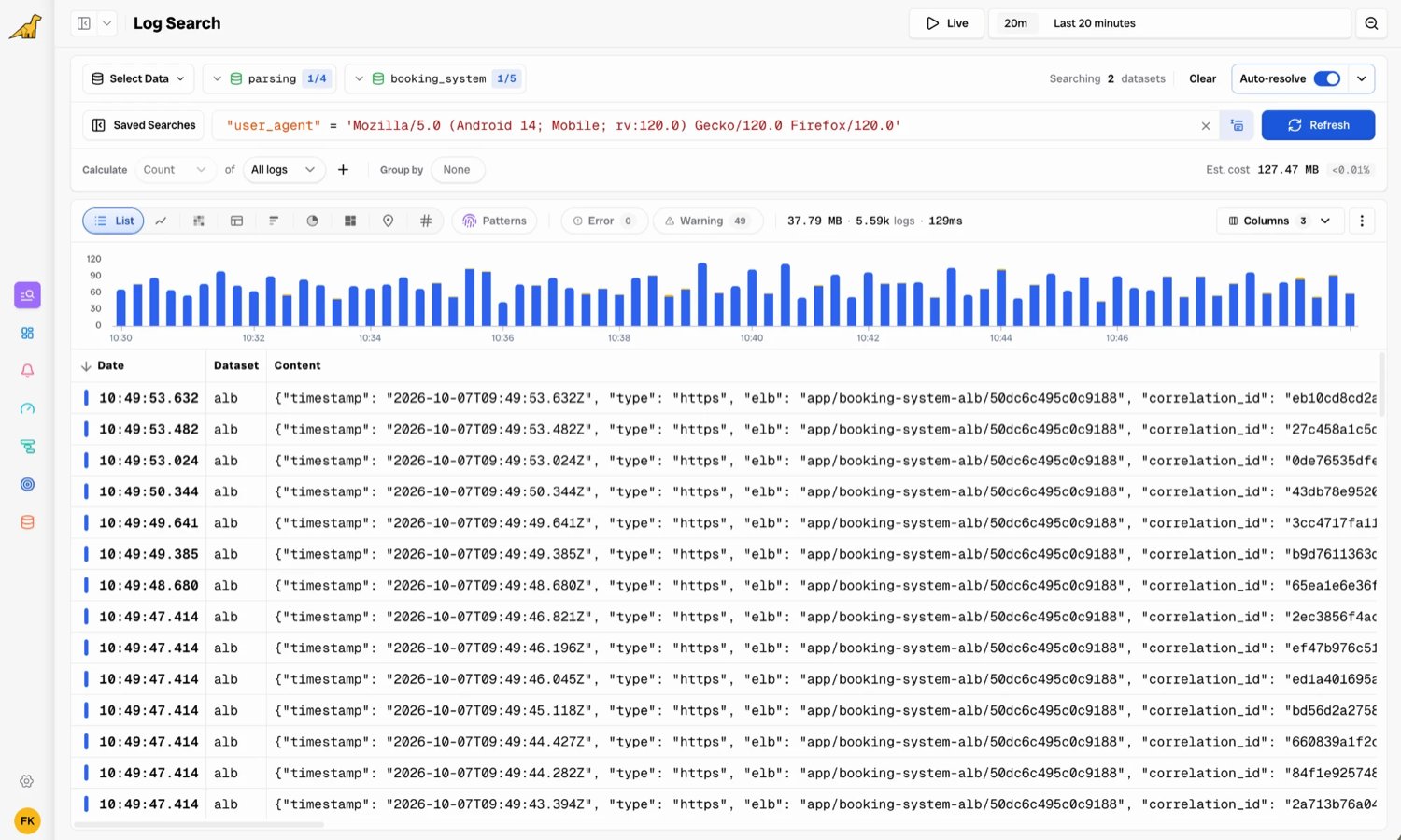 Log Search overview