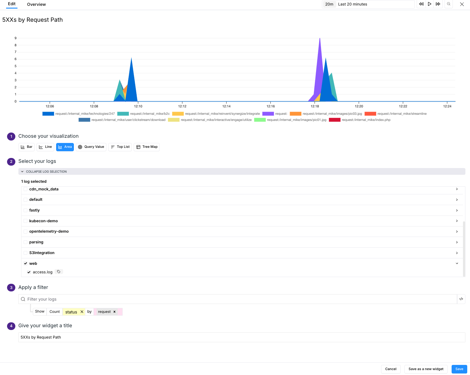 Dashboards - Bronto Docs