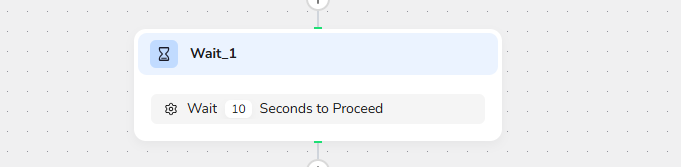 Set a fixed wait time in seconds