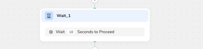 Set a fixed wait time in seconds