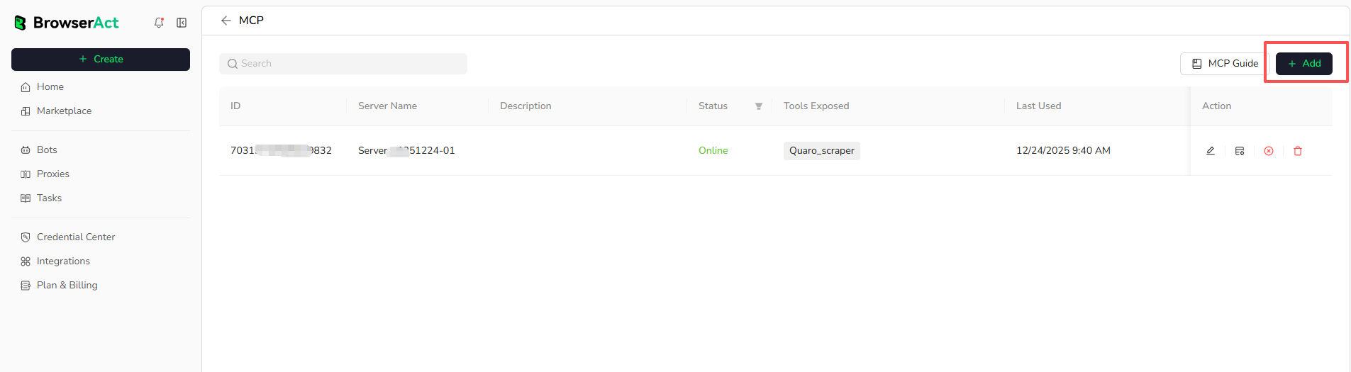 Add an MCP Server
