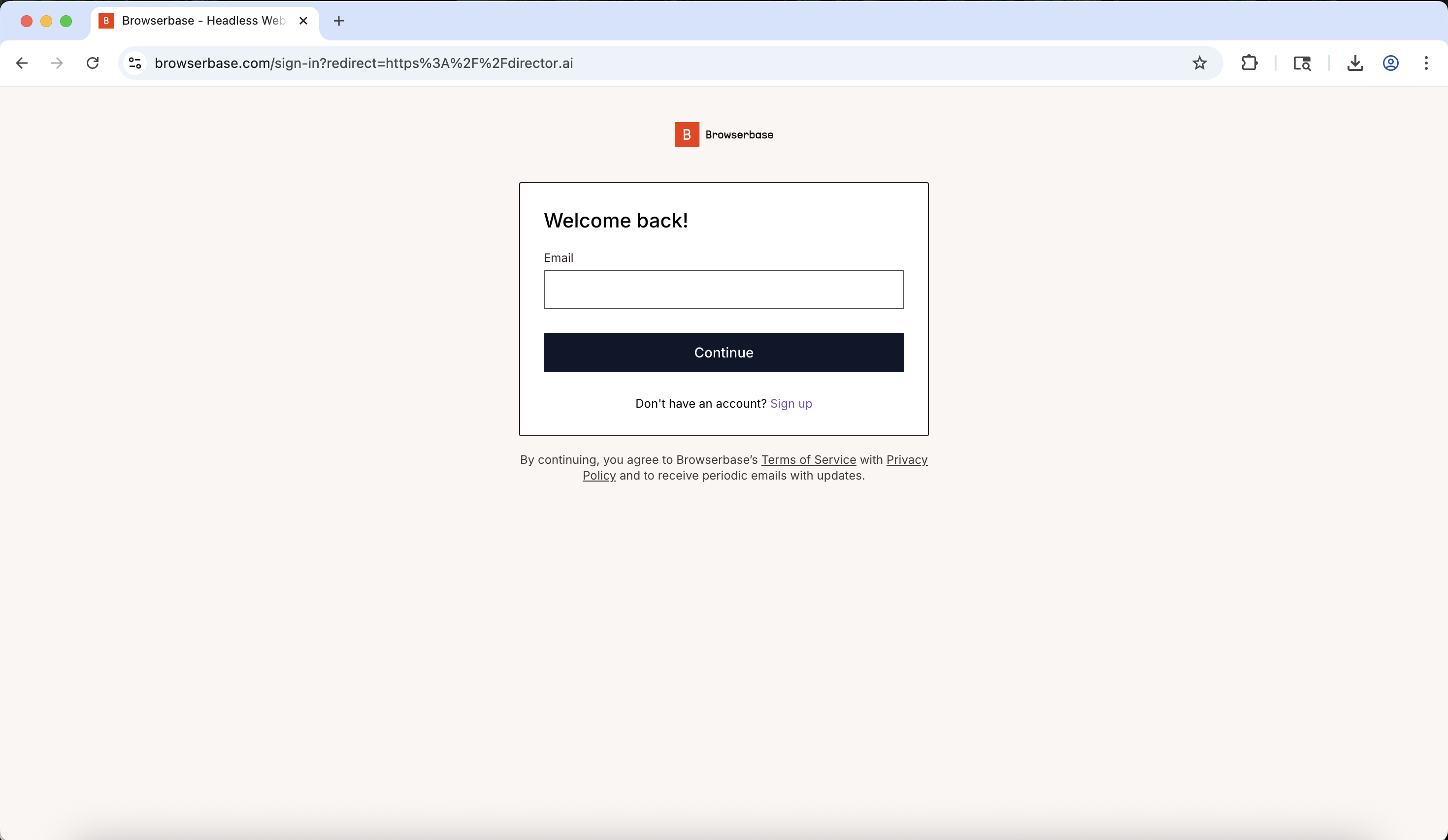 Click the Conect with 1Password button