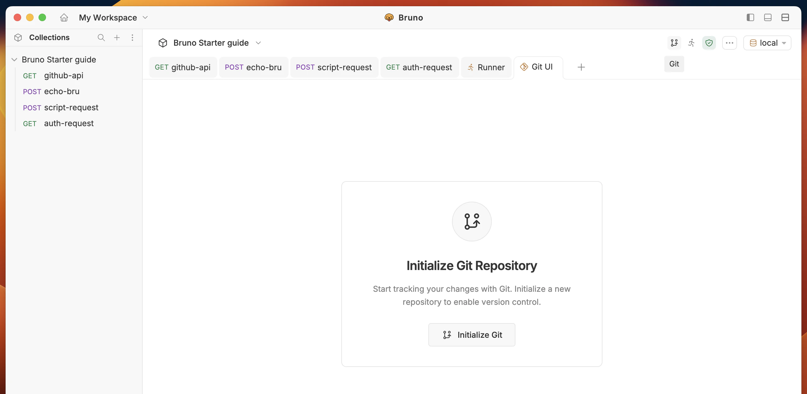 Initialize-git