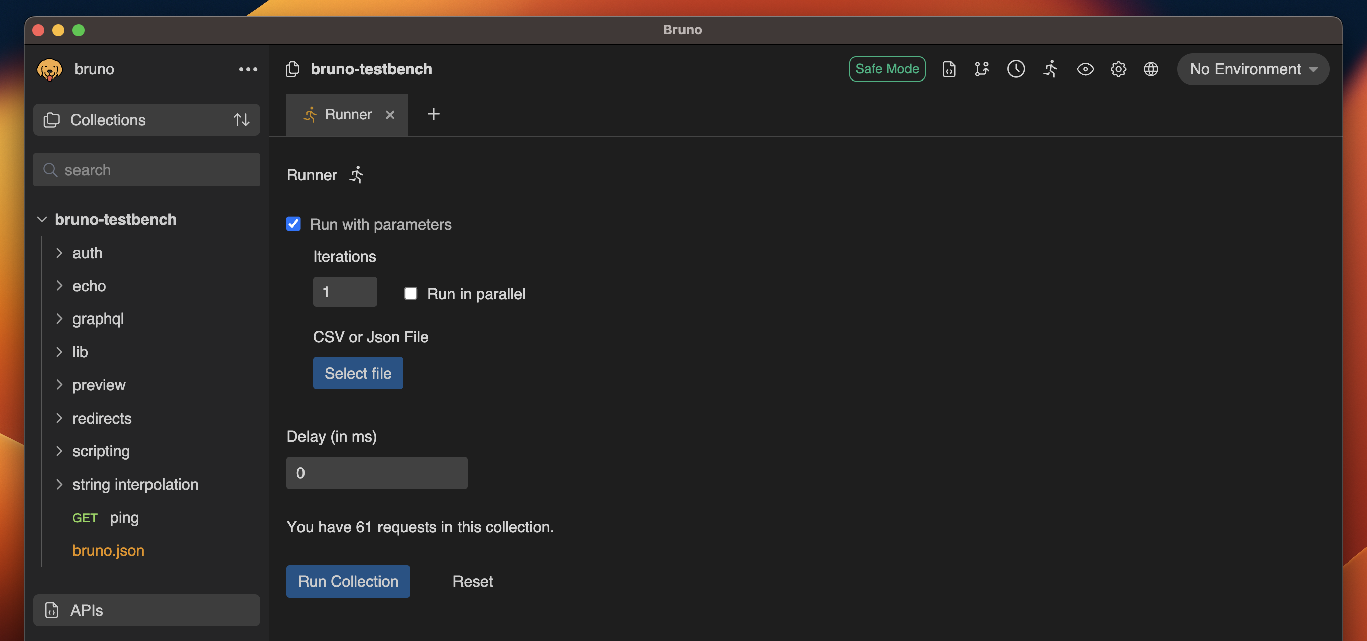 Collection Runner