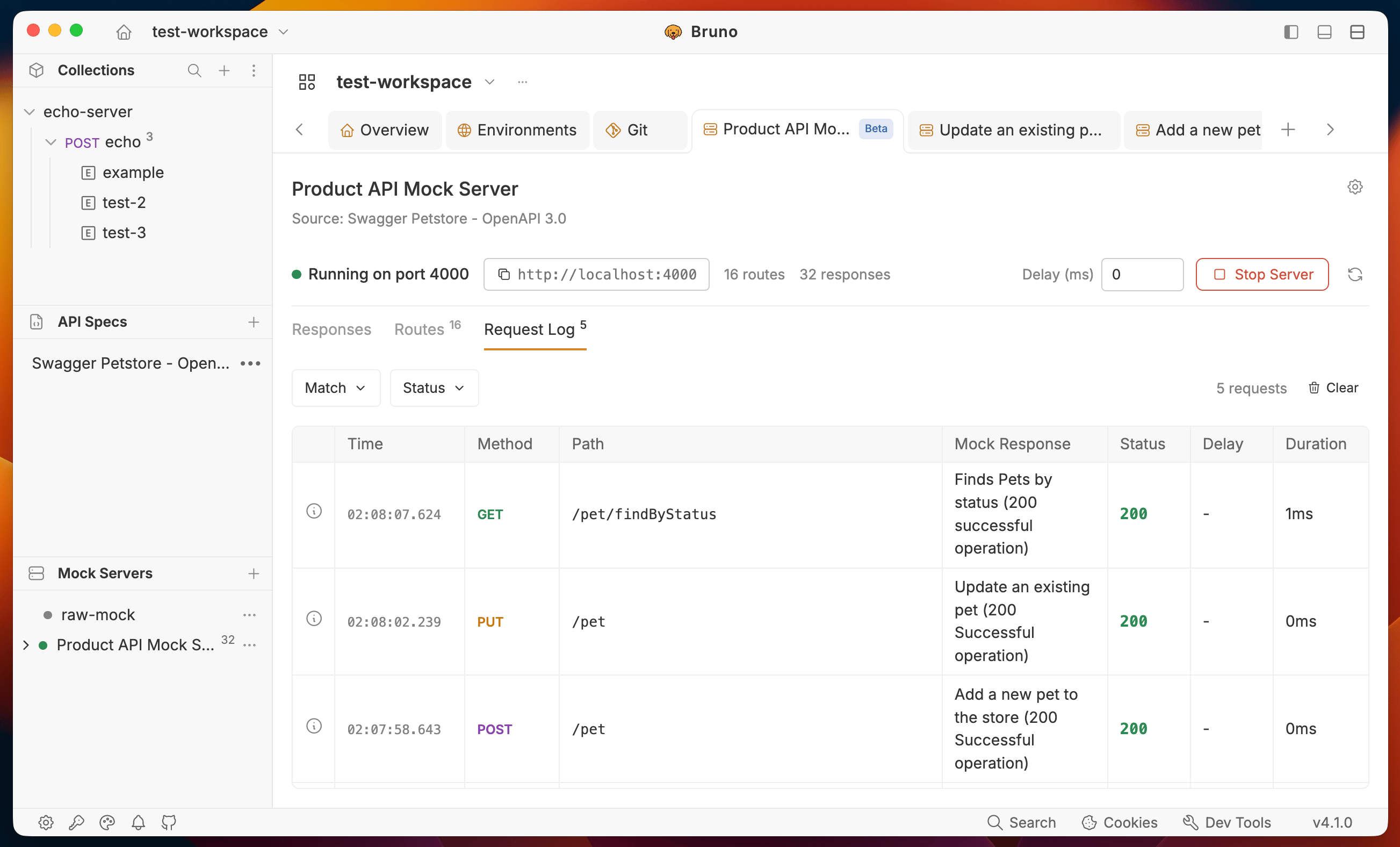mock-server-request-logs