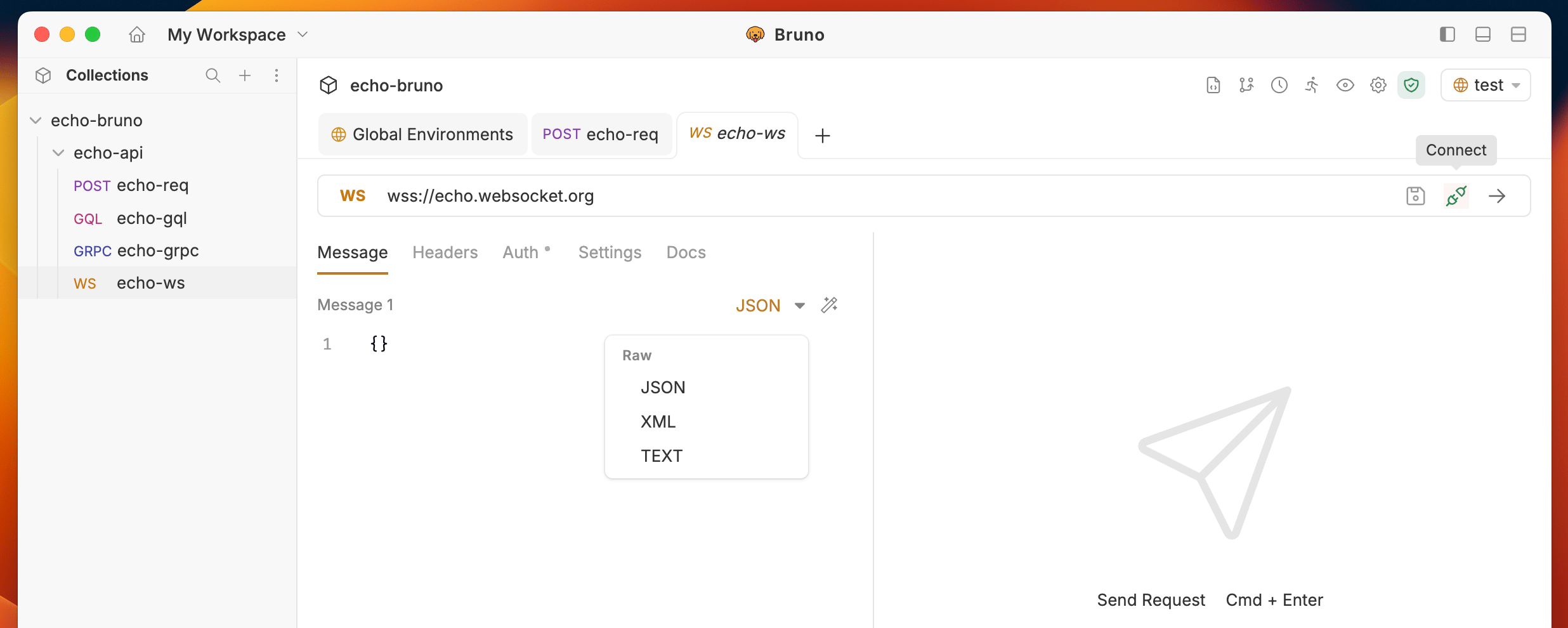 WebSocket Interface