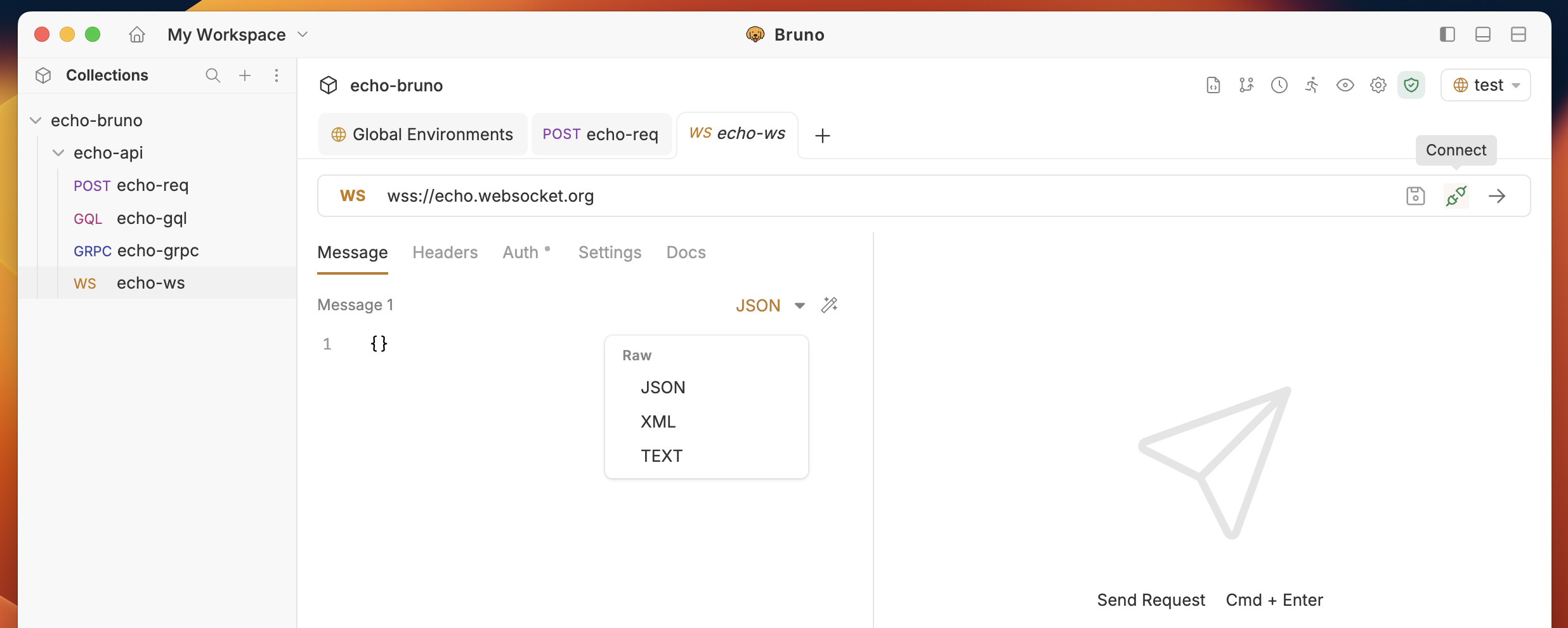 WebSocket Interface