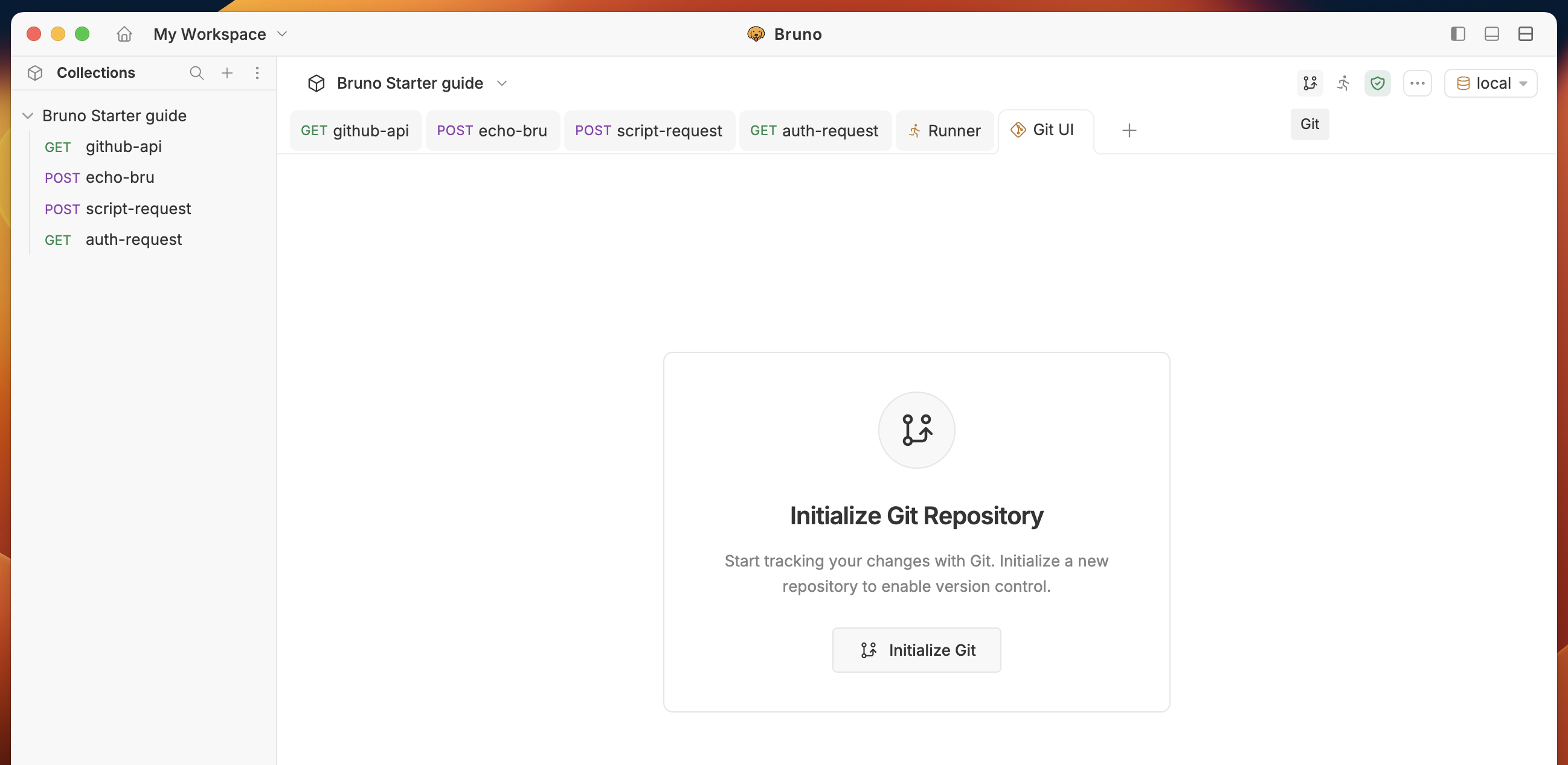 Initialize-git