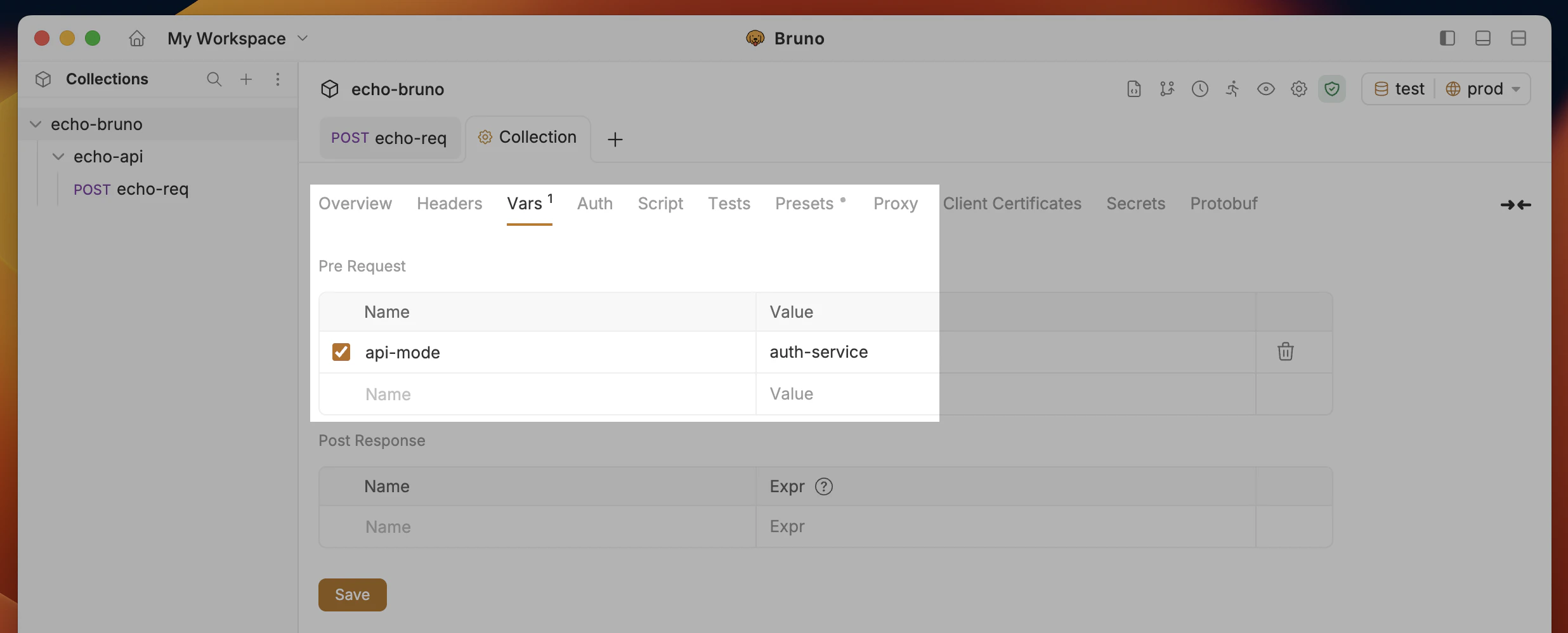 Collection Variables
