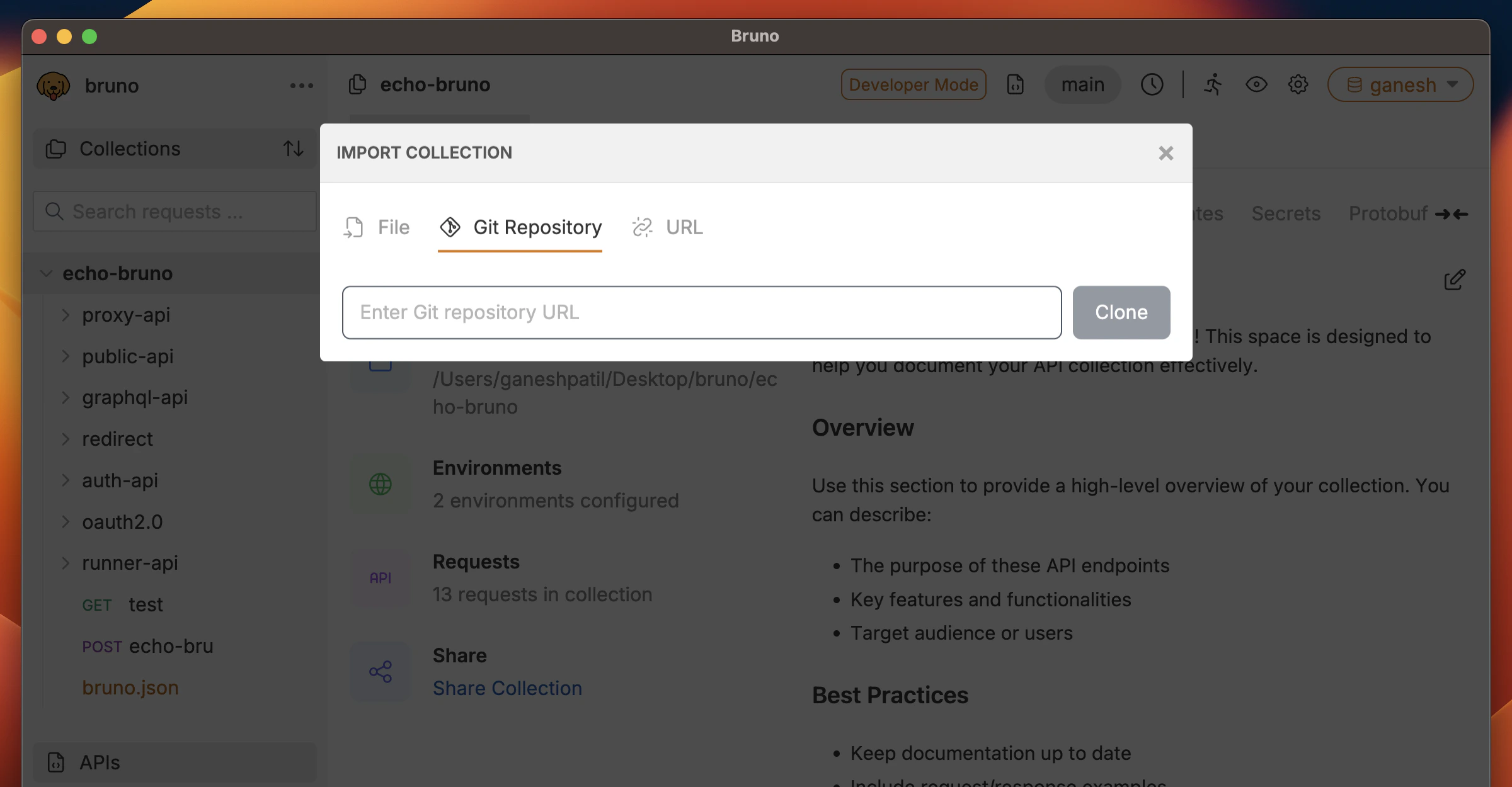 Clone Git Repository