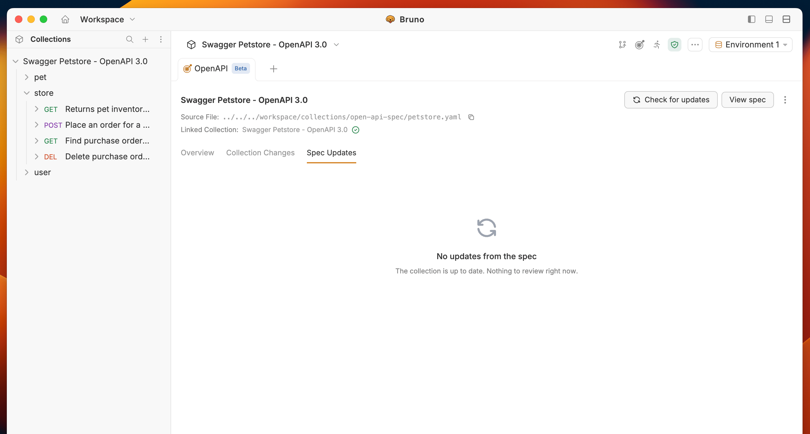 after sync updates