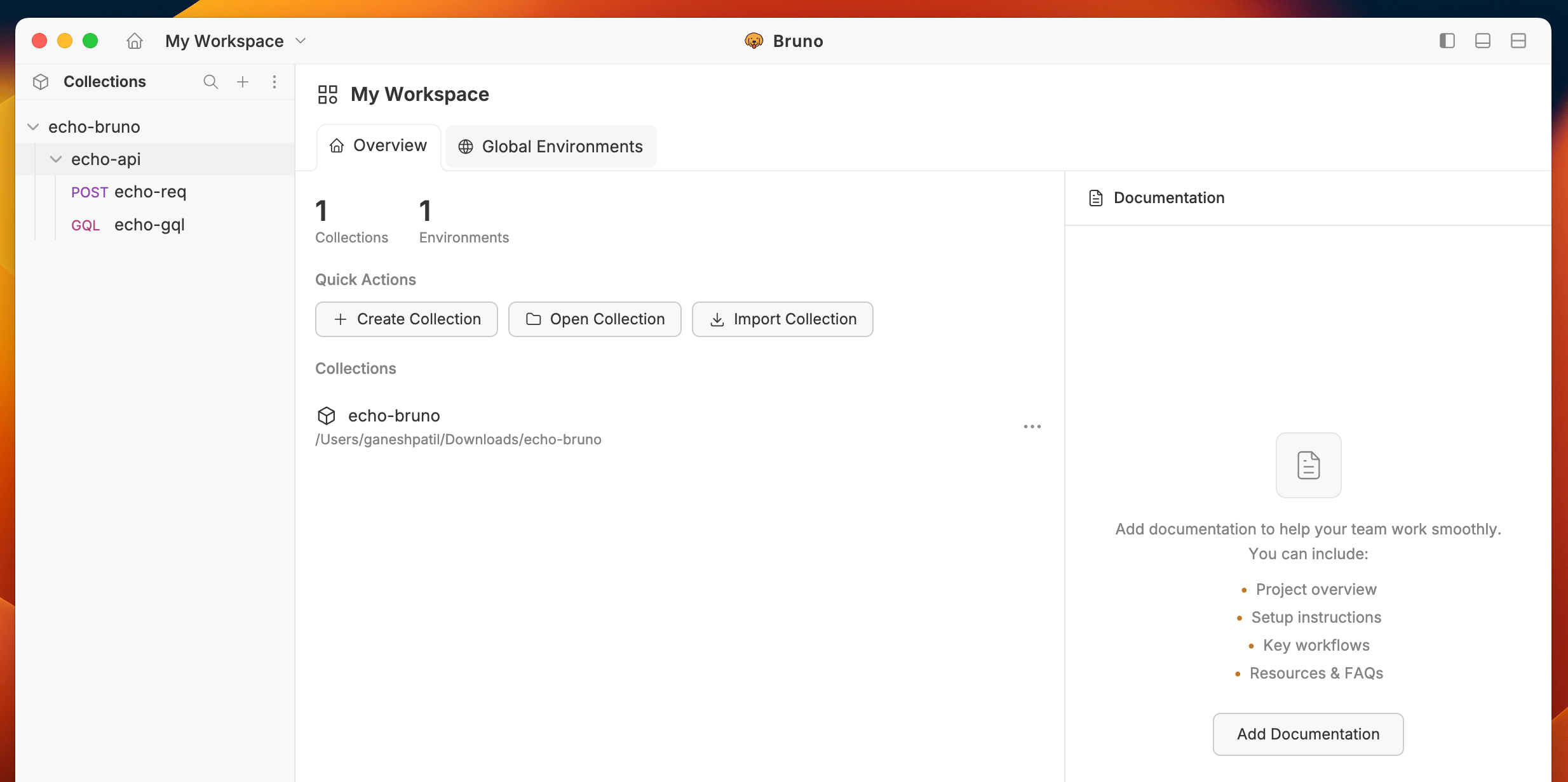 Workspace Settings