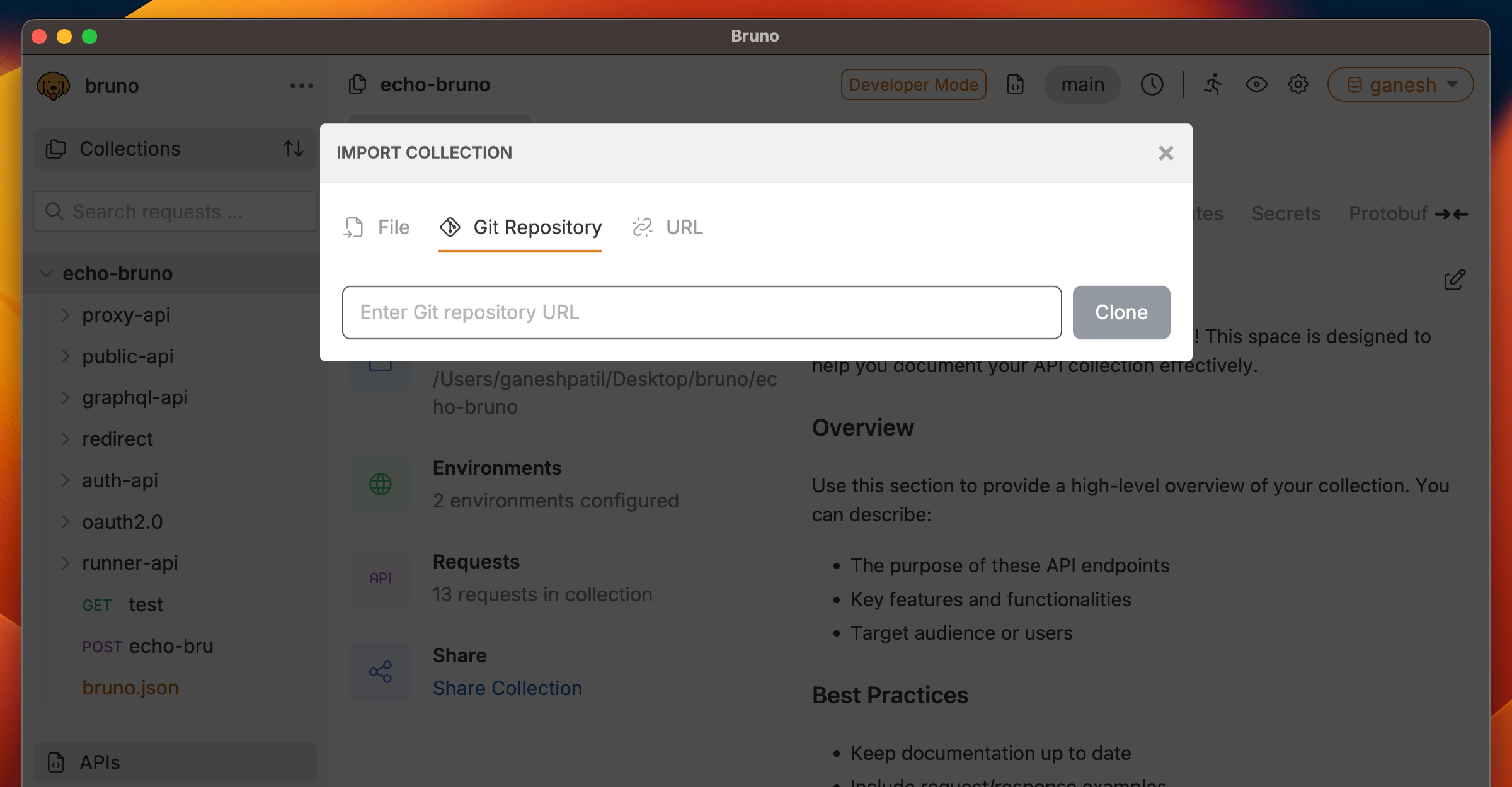 Clone Git Repository