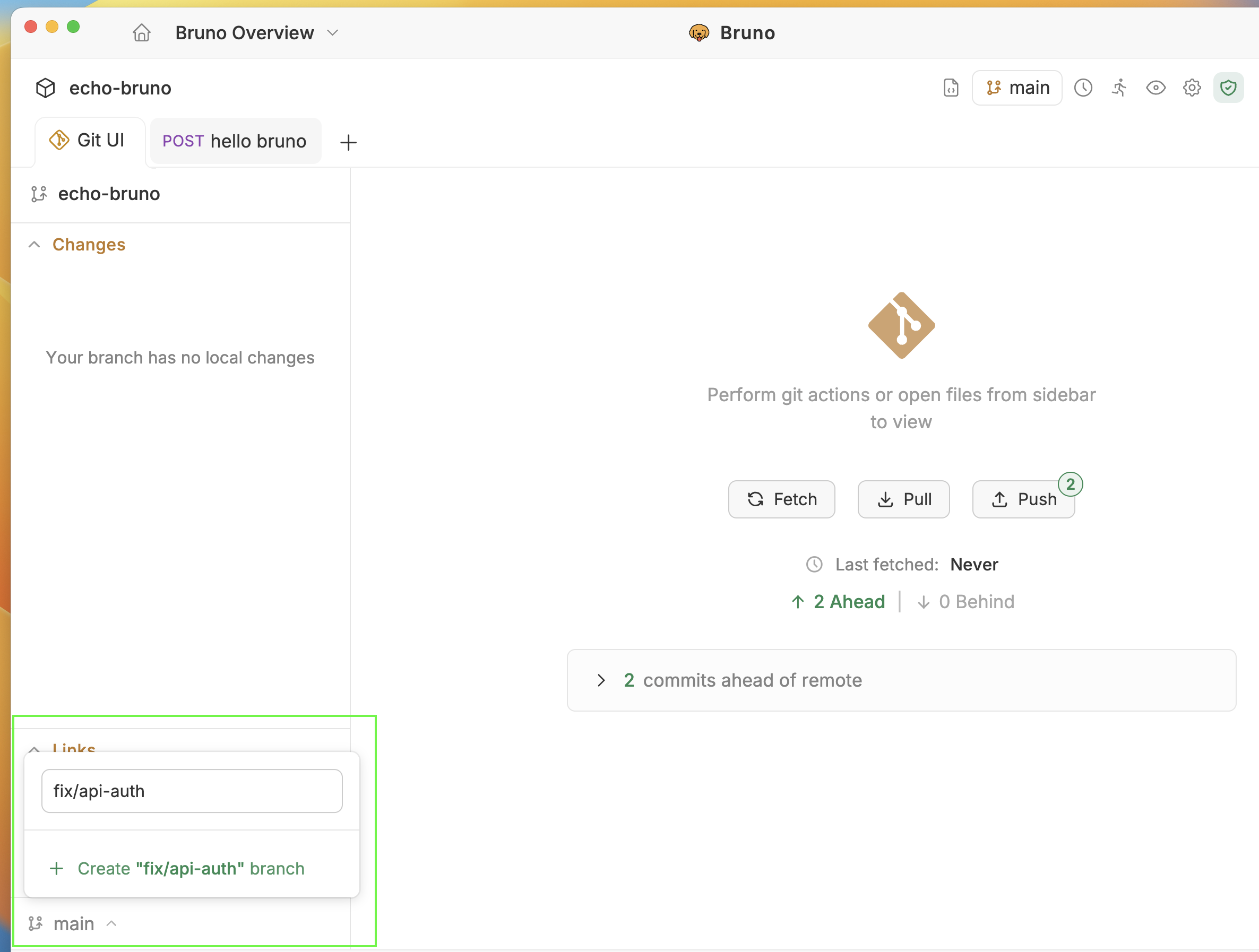 Create Branch