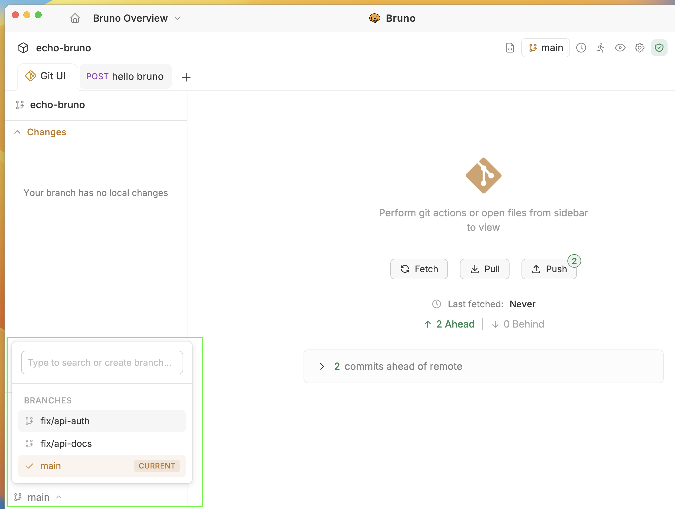 Create Branch