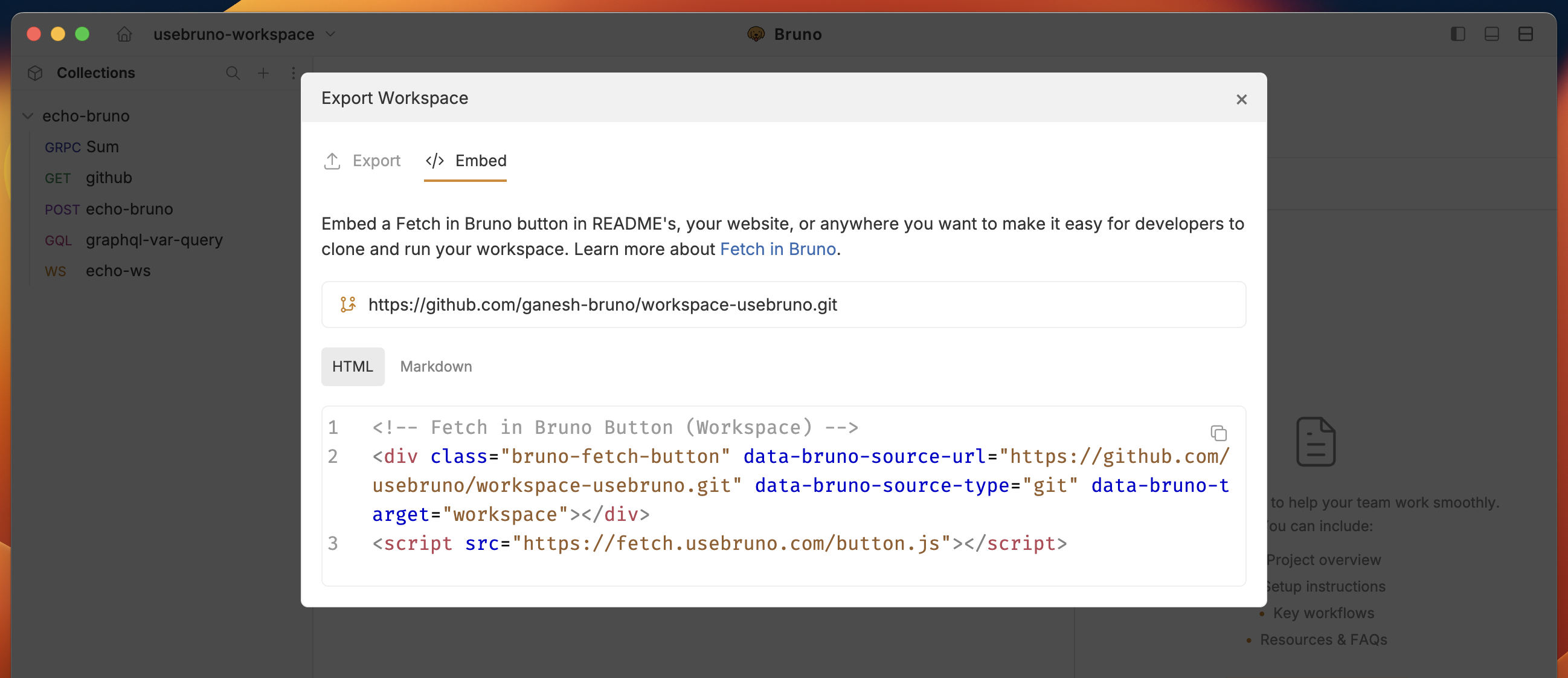 workspace-export-tab