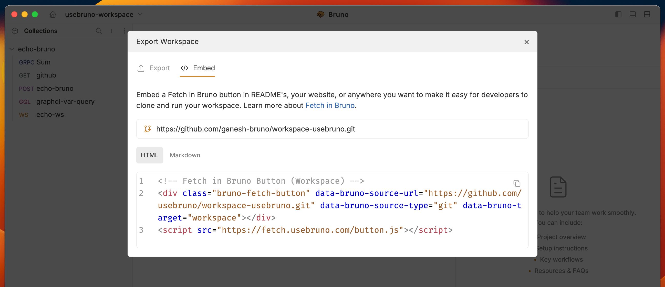 workspace-export-tab