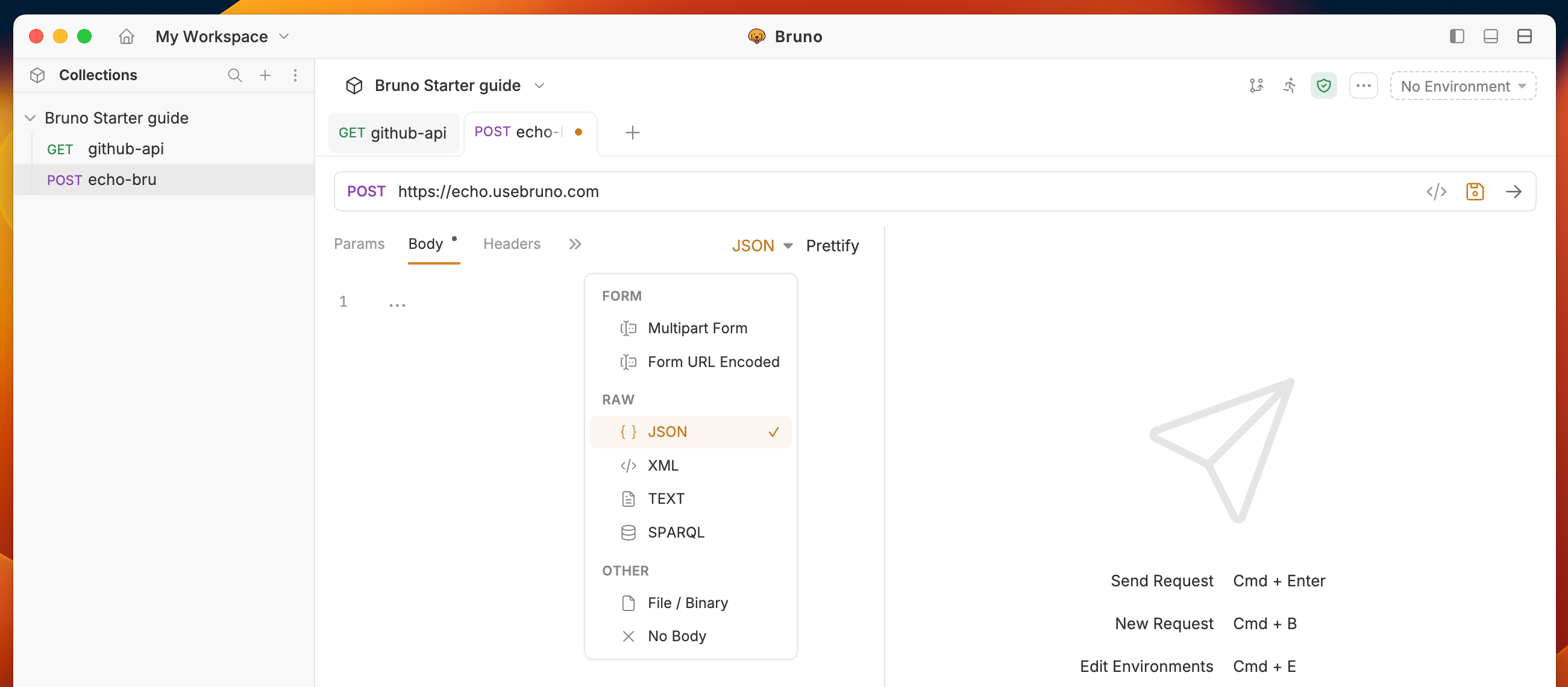 select-json-as-body