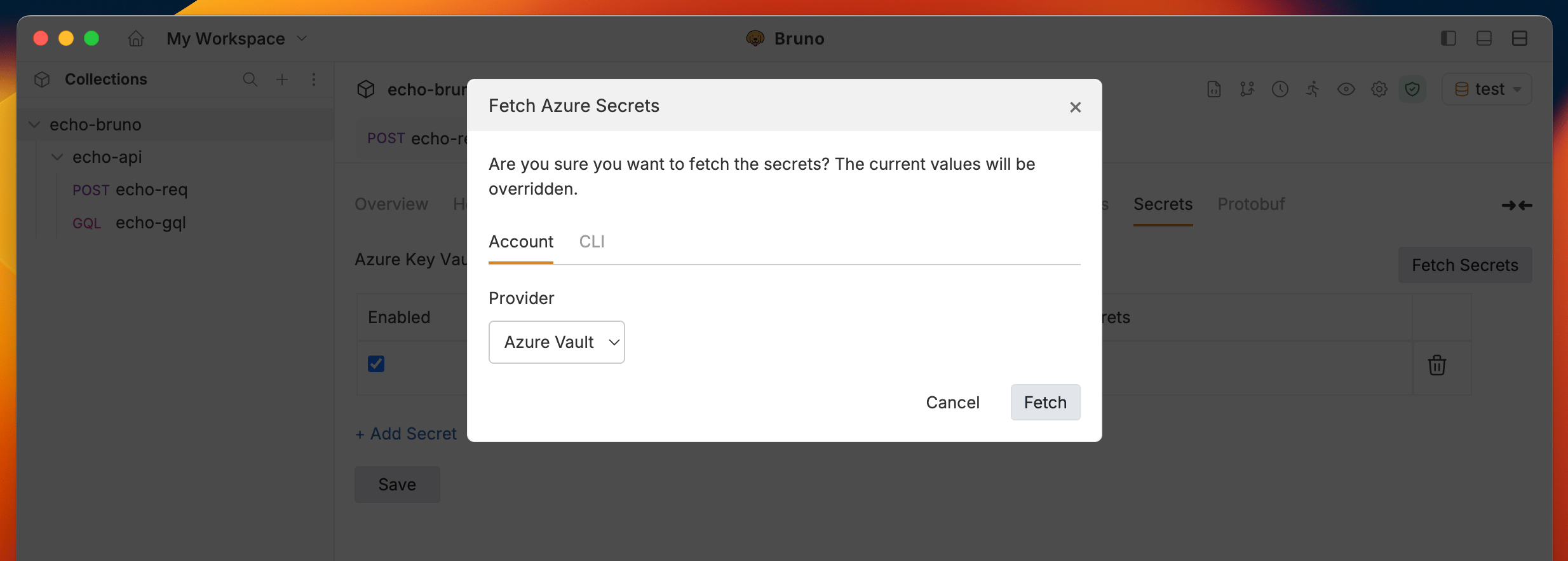 Fetch Secrets