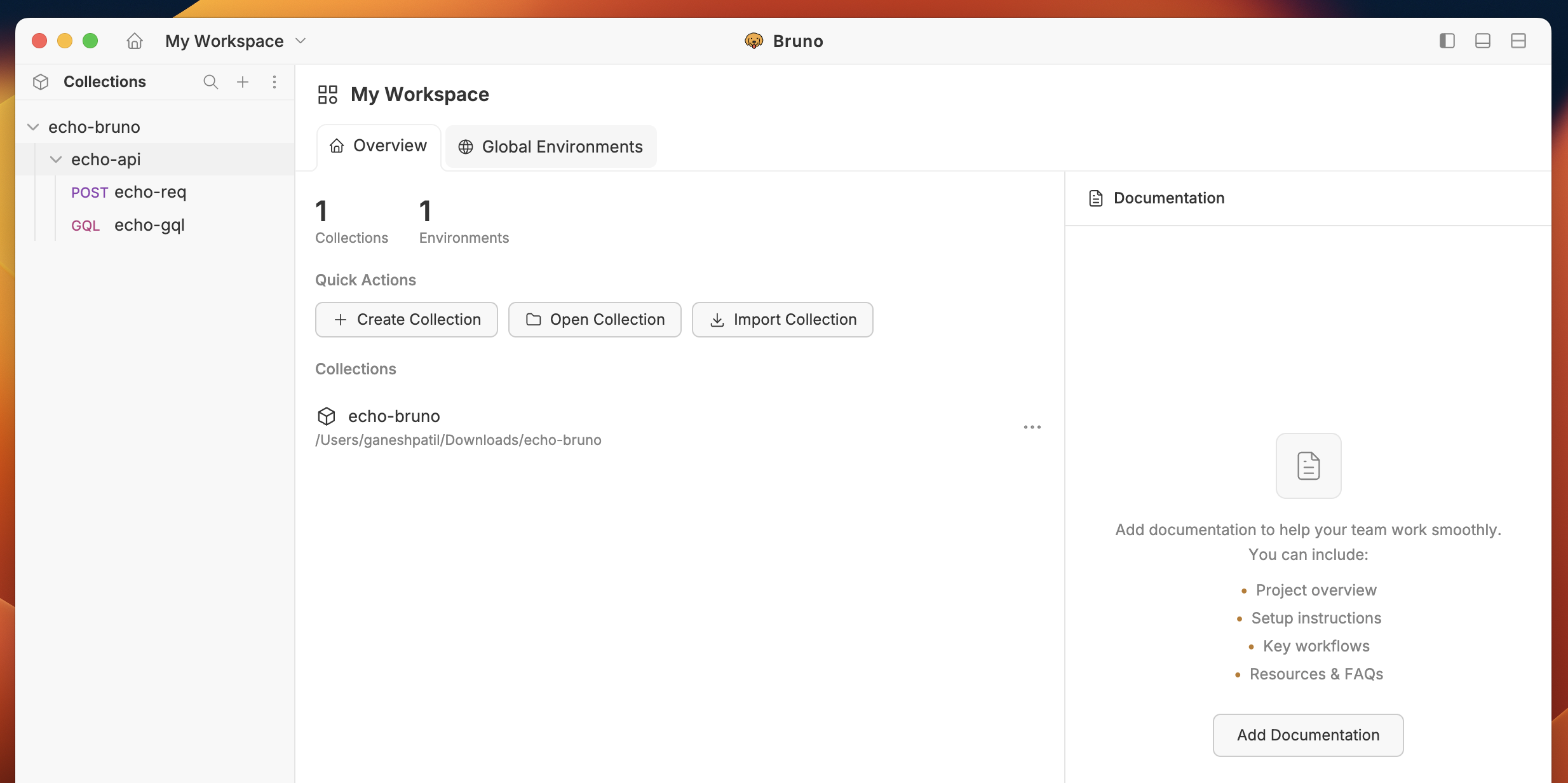 Workspace Settings