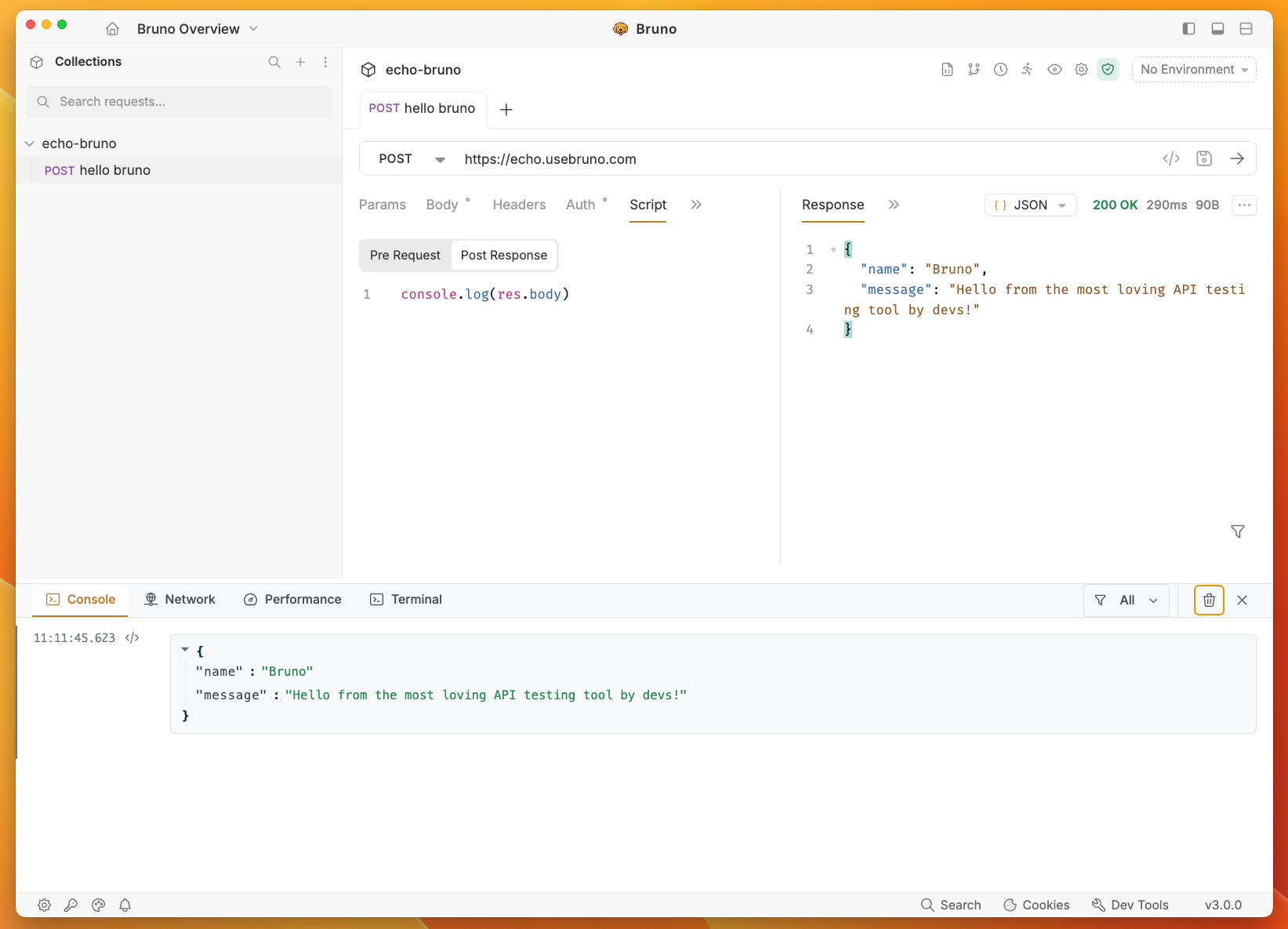 Console Interface