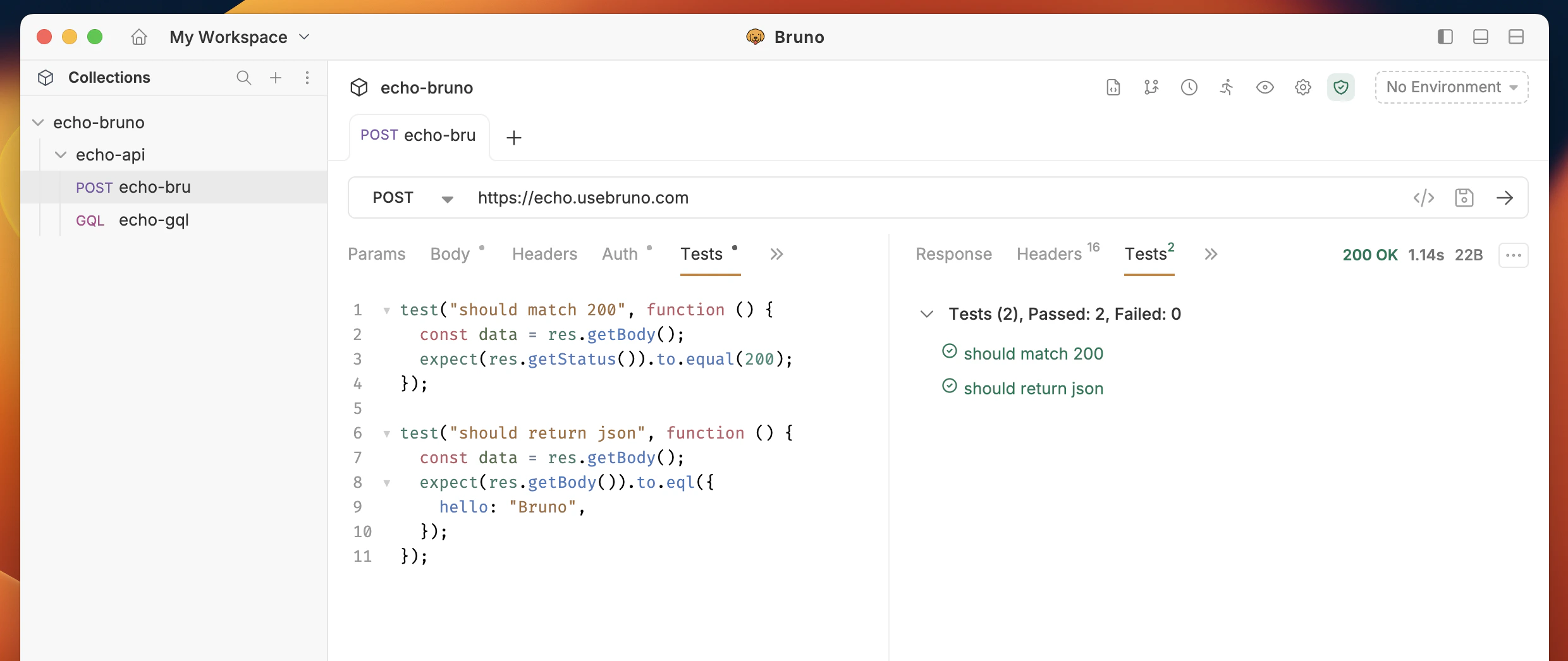 bru test script