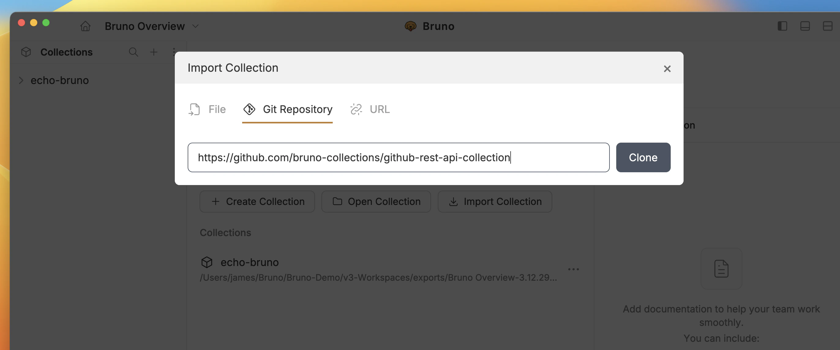 Clone Repository