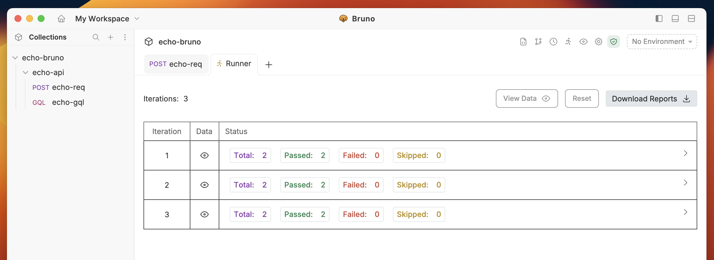 Run Iterations