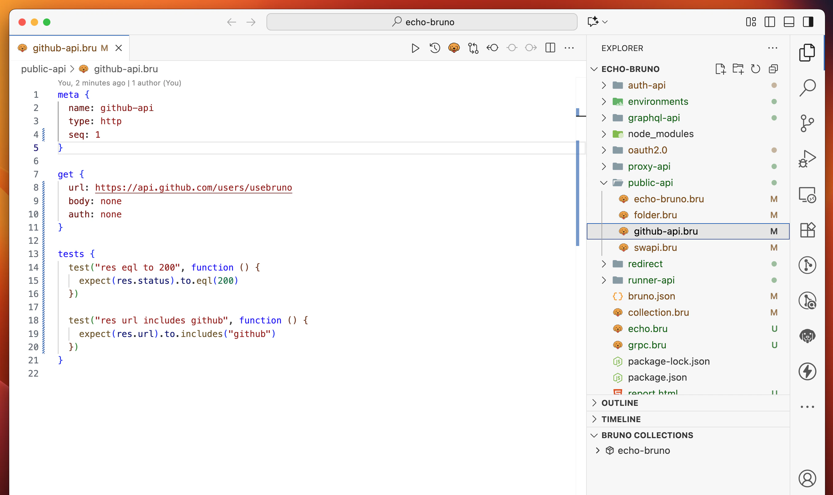 VS Code Extension Create Request