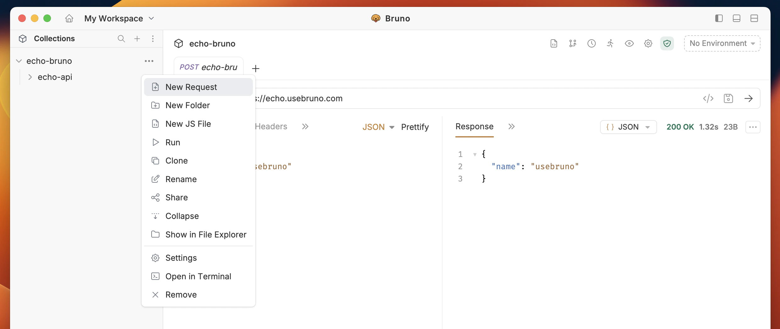 create request dialog