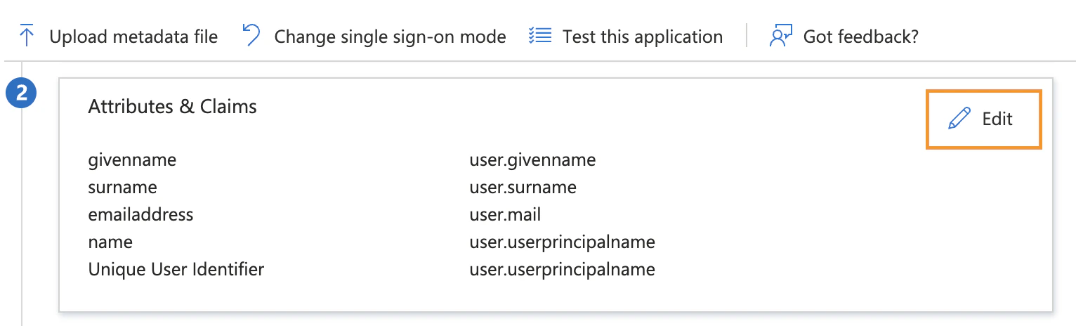 Configure attributes and claims in Entra ID