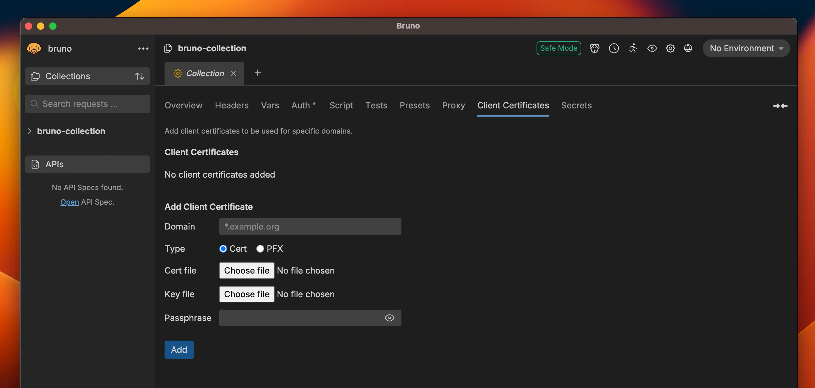 Client Certificate