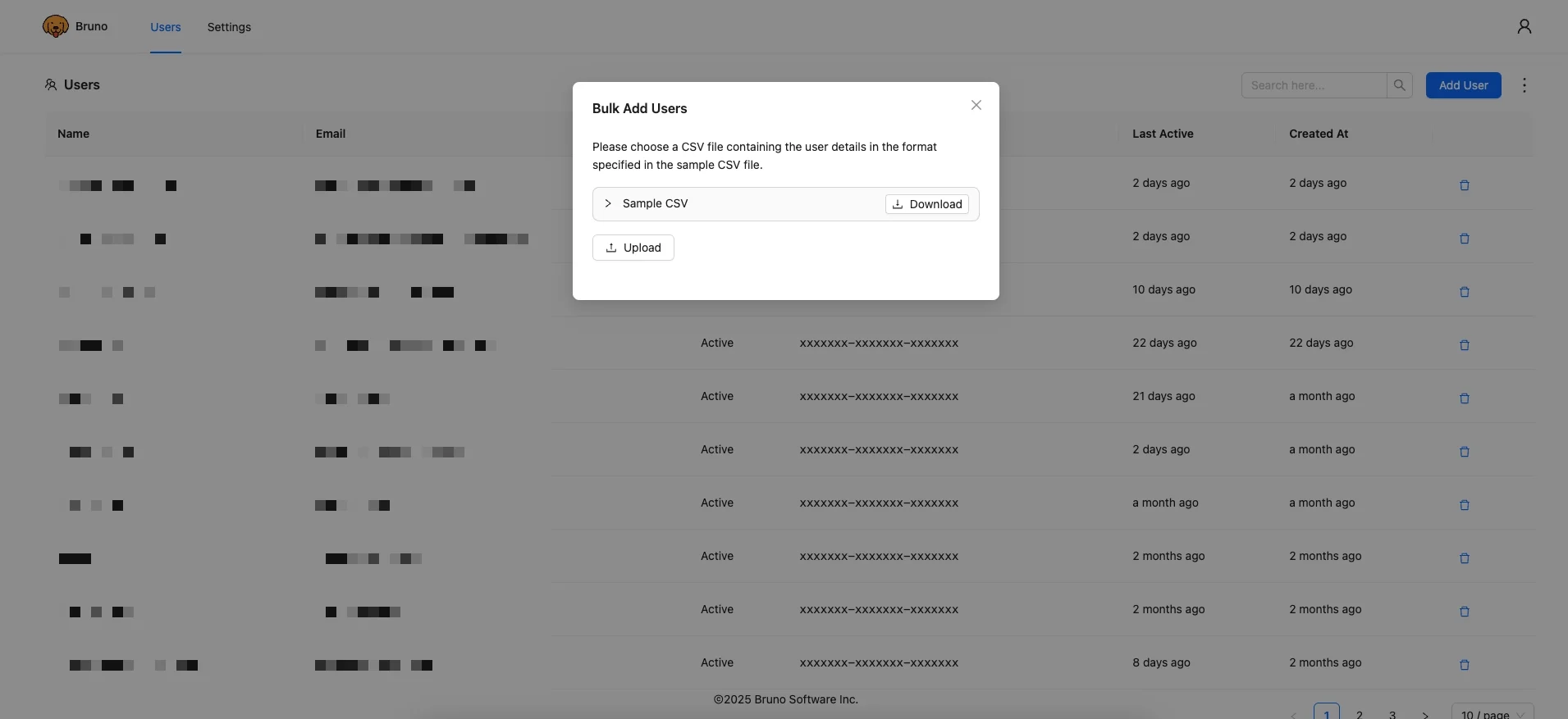 Add bulk users